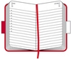 moleskine daily planner   red cover