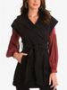 Dover Sleeveless Wool Trench