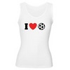 i love soccer tee