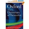 Oxford Mini Dictionary and Thesaurus