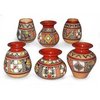 NOVICA Ceramic vases set (3-6)