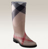 Burberry Check Pattern Rain Boot