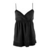 black silk slip