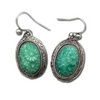 Jadeite Antique Glass Earrings