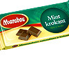 мятный шоколад marabou