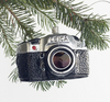 Ёлочная игрушка в виде фотоаппарата "Leica"