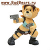 Bad bear Lara Croft