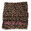 LV Steven Sprouse leopard print cashmir-silk stole in Marron