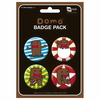 "Domo Badge Pack" Официальный набор значков с Домо-куном