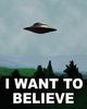 плакат I want to believe