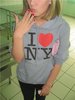 одежда с логотипом I love NY