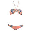 Stripey Bandeau Bikini