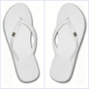 flip flops white