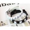 SHINee: Min Ho st Leather Belt bracelet (Black&White)