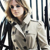 Beige trench coat