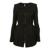 Jersey Zip Front Coat