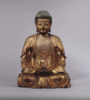 Buddha wood figure