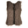 Fake-fur vest