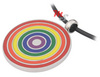 Round Enamel Rainbow Stainless Steel Pendant