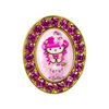 LOLITA PINK HEAD CRYSTAL-FRAMED RING