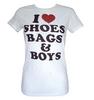 майку "I love shoes, bags and boys"