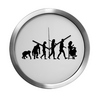 Seamstress Dressmaker Sewing Modern Wall Clock