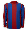 Barcelona 1976 Football Jersey Long Sleeve Home