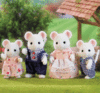 SYLVANIAN FAMILIES. НАБОР "СЕМЬЯ БЕЛЫХ МЫШЕЙ"