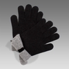 simple black gloves