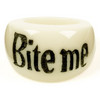 Jessica Kagan Cushman Ivory Bite Me Resin Ring