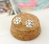 Snowflake Stud Earrings