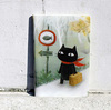 Держатель для карточек `Muffler Cat -on a journey` - Pich Shop - Креативные подарки и аксессуары, стильные вещицы для путешестви