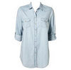 bleach denim western shirt