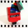 HOLGA 15B red color colour flash 135 bc