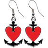 ANCHOR HEART EARRINGS