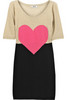 Lurex-knit heart dress by Moschino Cheap & Chic