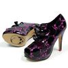 Ladies Torn Skull Platform