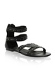 ASOS Leather Heart Studded Flat Sandal