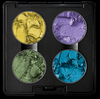 M.A.C. custom pallete eye shadow x4