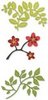 Sizzix Sizzlits Die Set 3/Pkg-Flowers Branches & Leaves