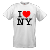 футболку I&#9829;NY, купленную мною в Нью-Йорке