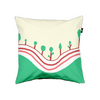 pillow with art print