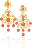 Kenneth Jay Lane 22-karat gold-plated chandelier earrings