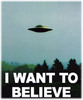 Постер «I want to believe»