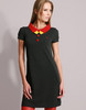 Fred Perry Bateau Neck Dress With Detachable Tie Detail