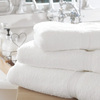 white towels