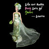 OOAK Barbie Silkstone rerooted Lisette Green hair