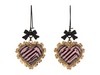 Betsey Johnson First Date ZigZag Earrings