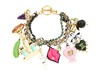 Betsey Johnson First Date Multi Charm Bracelet