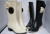 Chanel Camelia Rain Boots